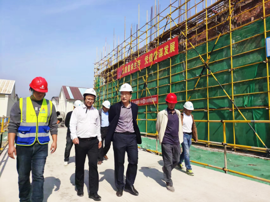 局黨組書記、局長蔣超督導項目建設工作